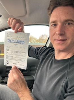 Sam Holder passed on 16/11/23 with Peter Cartwright! Well done!