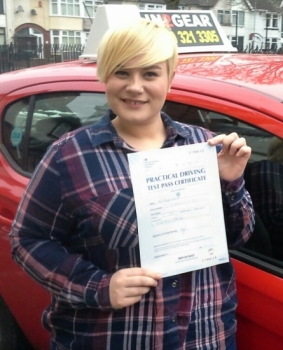 Abbey passed on 3318 with Garry Arrowsmith Well done