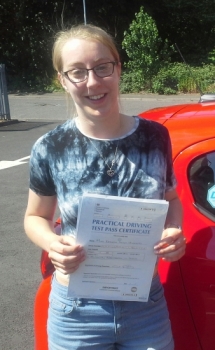 Kathryn Hodgetts passed on 26618 with Garry Arrowsmith Well done