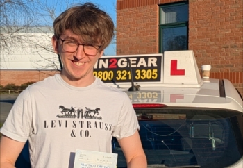 Patrick passed on 5/3/25. Well done!