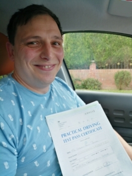 Steven Jones passed on 29/8/19 with Peter Cartwright! Well done!