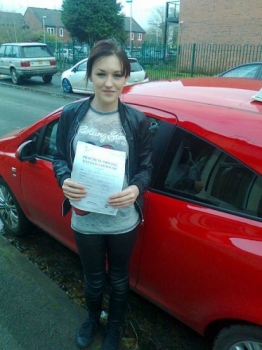 Abbi passed on 251115 with Phil Hudson Well done