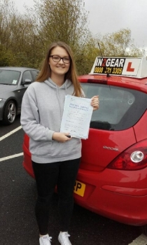 Becky passed on 29416 with Phil Hudson Well done