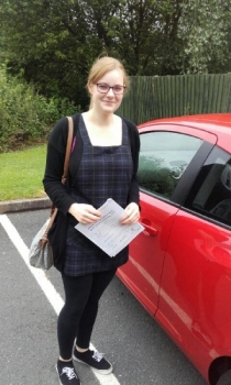 Evie passed on 13616 with Phil Hudson Well done