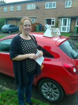Hayley passed on 041115 with Phil Hudson Well done