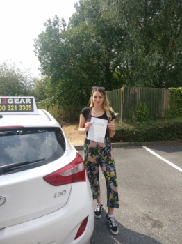 Lauren passed on 25/7/18 ! Well done!