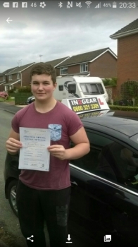 James passed on 24815 with Mitchell Gosling Well done