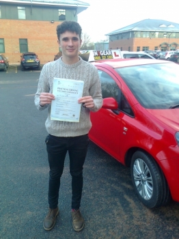 Joe passed with Phil Hudson