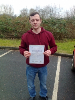 Richard passed with Phil Hudson Well done