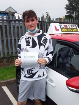 Ben Jervis passed with Garry Arrowsmith on 21/8/20. Well done!