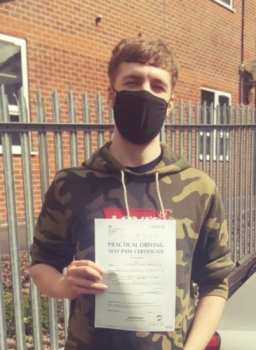 Aidan Bromley passed on 12/5/21 with Garry Arrowsmith! Well done!