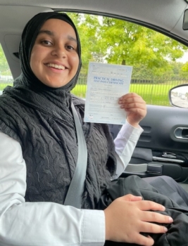 Felisha passed on 26/9/22 with Peter! Well done!<br />
<br />
Felisha says 'My experience with Peter was amazing. He was so calm, collected and patient when it came to taking lessons. I passed my driving test 1st time and could not have done it without his encouragement and way of teaching. I would recommend him to anyone wanting to take lessons and it has honestly been a privilege to be taught by him'.