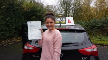 Rebecca passed on 61113 Well Done <br />
<br />
Hopefully wonacute;t be long before she gets her<br />
<br />
hands on a new car